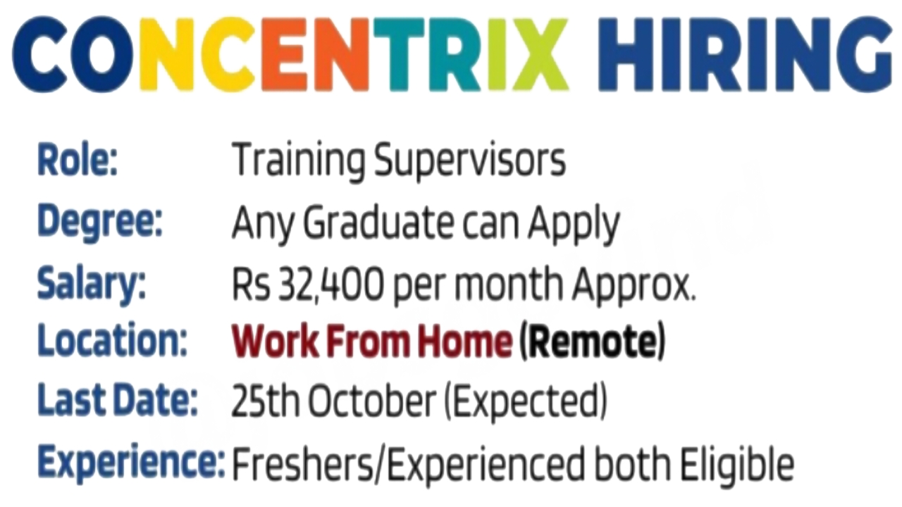 Concentrix Work From Home Jobs